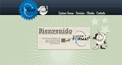 Desktop Screenshot of converformat.com